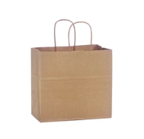 Custom DPB8585 8x5x8 Paper Shopping Bag Kraft 250cs